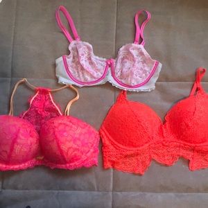 Bundle of Victoria’s Secret pink bras